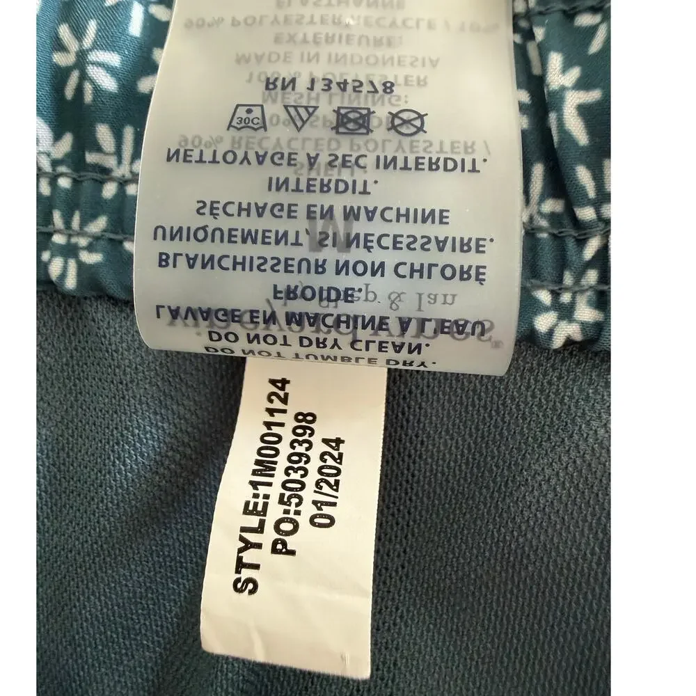 Vineyard Vines 7 Inch Printed Chappy Swim Trunks, Size M Beachy Resort Swim